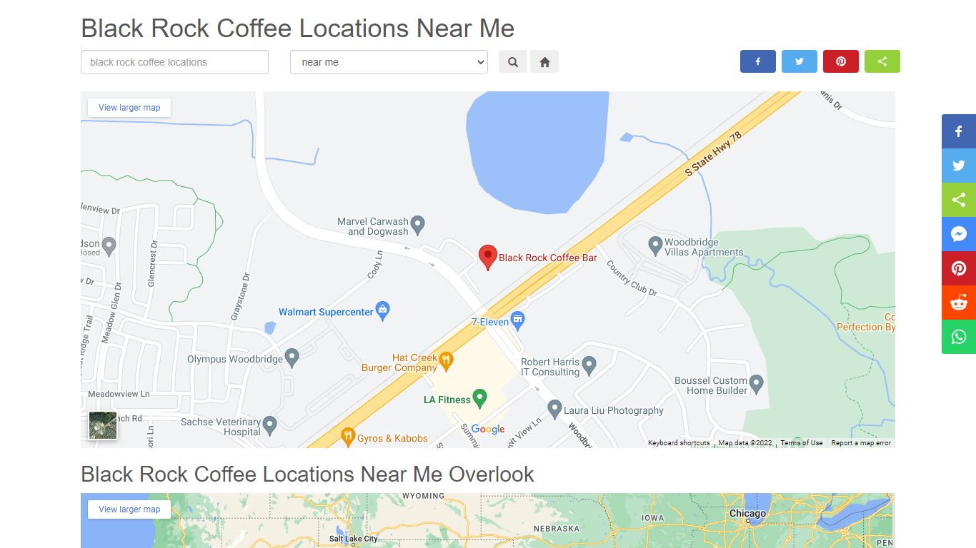 Black Rock Coffee Locations Near Me