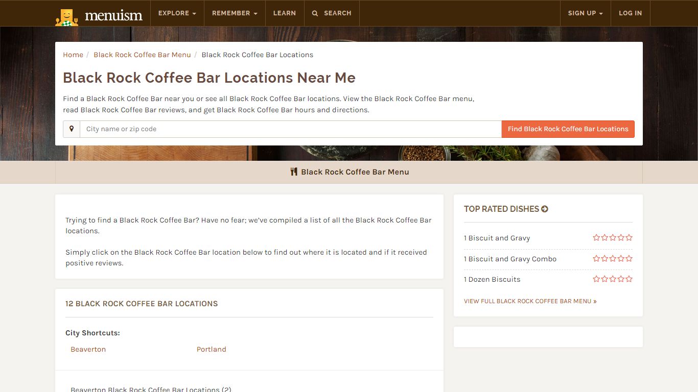 Black Rock Coffee Bar Locations Near Me + Reviews & Menu