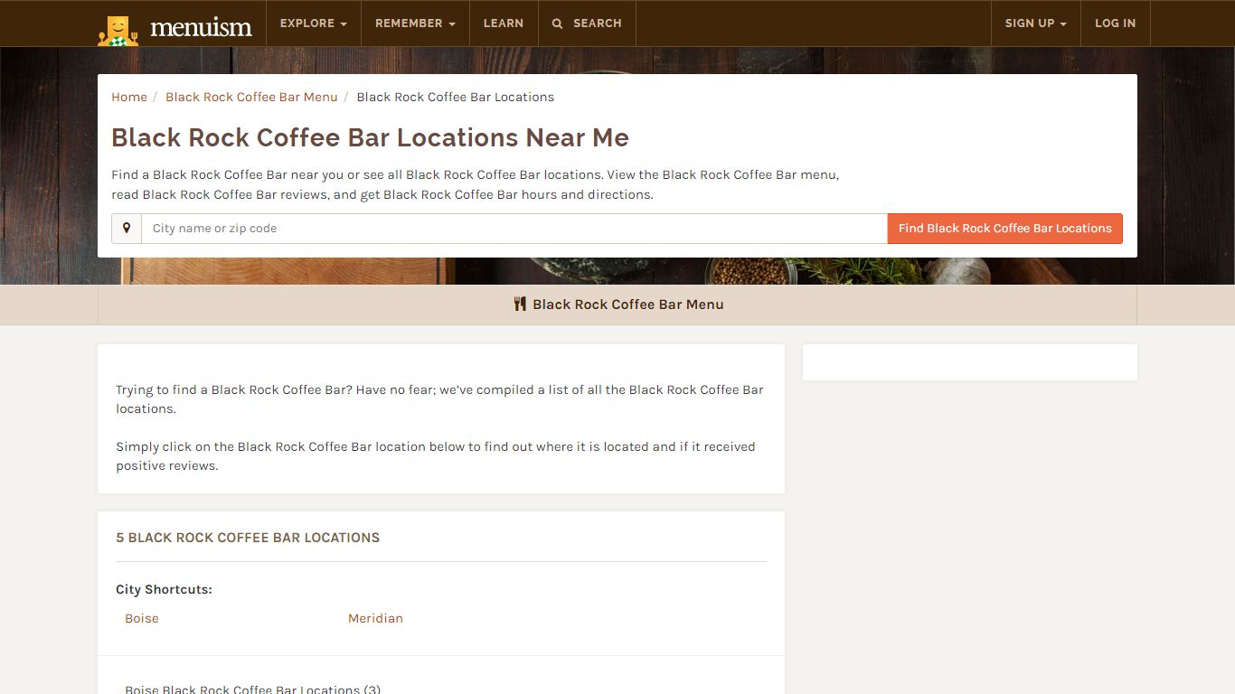 Black Rock Coffee Bar Locations Near Me + Reviews & Menu