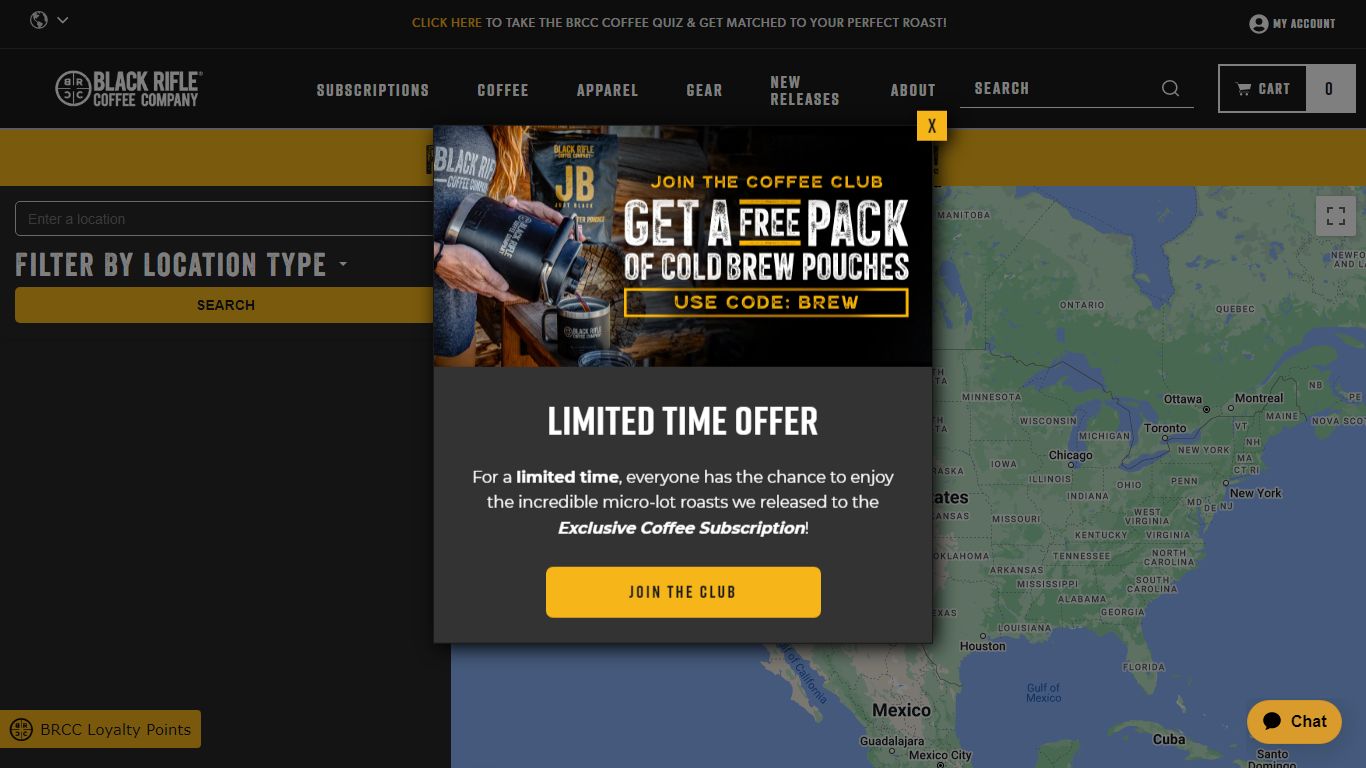 Store Locator – Black Rifle Coffee Company